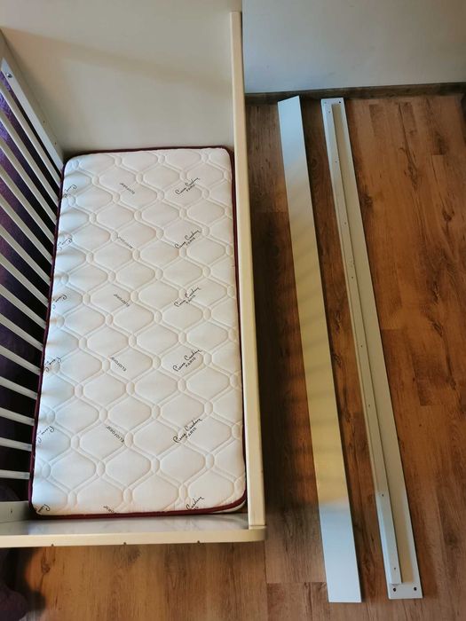 Дървена детска кошара/легло 2 в 1 (60/120 см. и 90/200 см.)