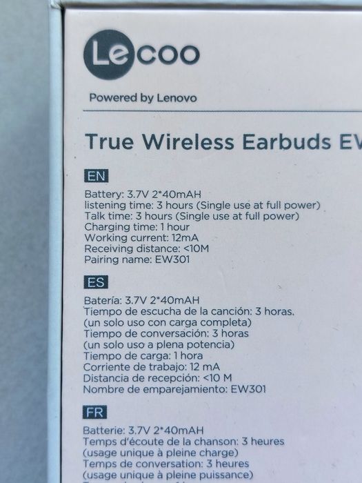 Bluetooth слушалки EW301