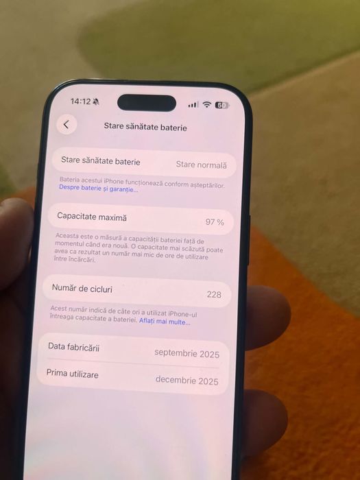 Iphone 17 air impecabil schimb