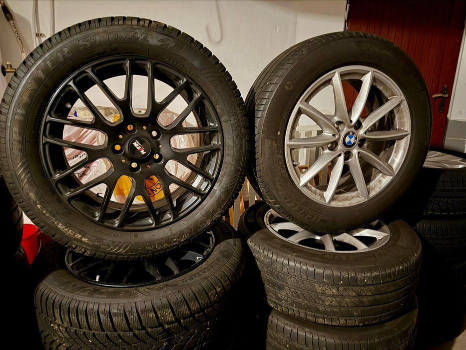 Jante Bmw x1 +225.55.17 iarna Dunlop ca NOI