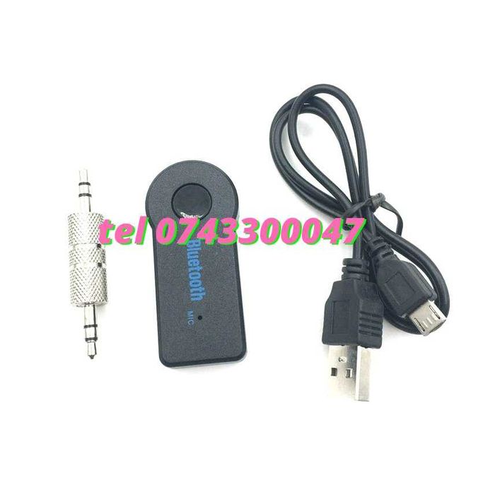 New Adaptor 35mm Audio Compatibil Bluetooth  Masina Aux   Pentru Cas