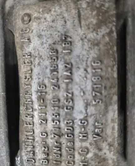 Cutie de viteze G211-16 Mercedes Actros - Piese de schimb Mercedes