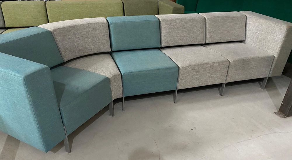 Canapea Modulară Curbată Office; Sofa Lounge