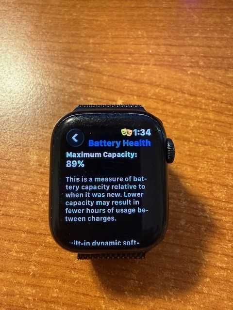 Смарт часовник Apple Watch 9, 41 мм, Midnight Aluminium Case, Midnight Sport Loop (GPS) нова верижка