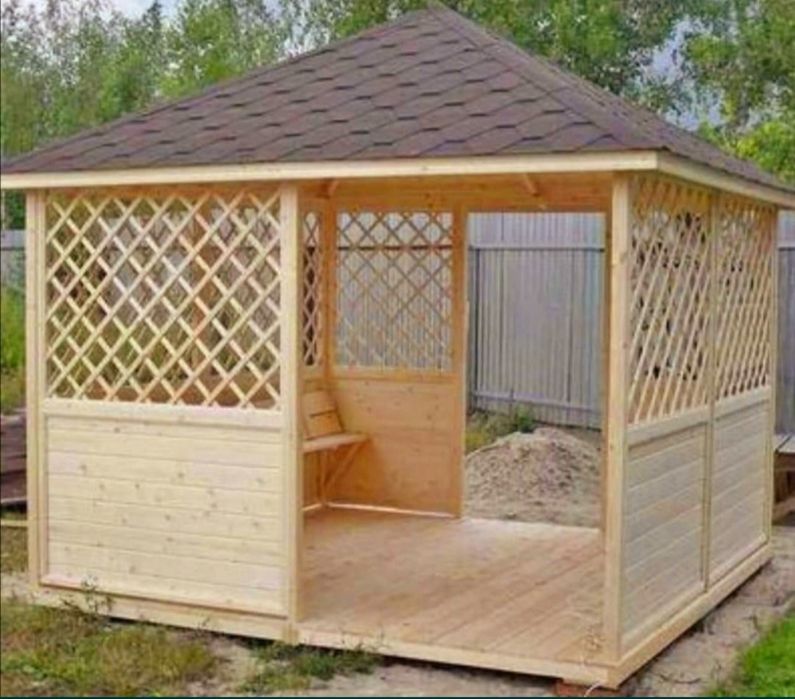 Foișor și terase copertină mobilier și gradina