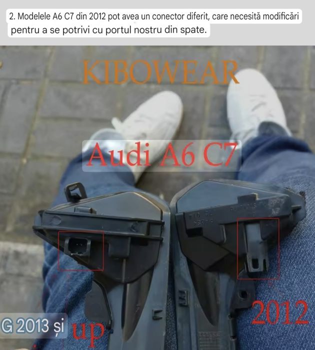 Semnalizare dinamica Audi A6 C7 C7.5 semnalizatoare dinamice 2013 2018