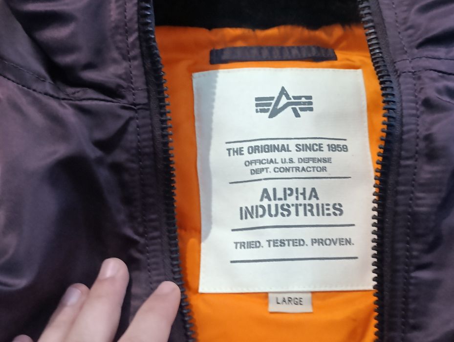 Geacă alpha industries loose fit MA-1 Hooded