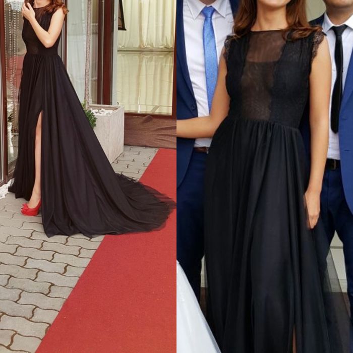 Rochiea neagra lunga