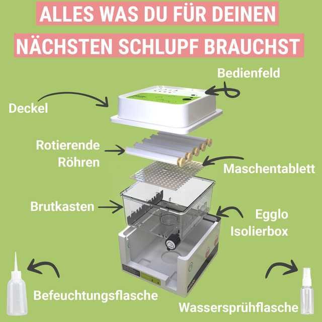 Автоматичен инкубатор за яйца 12 яйца