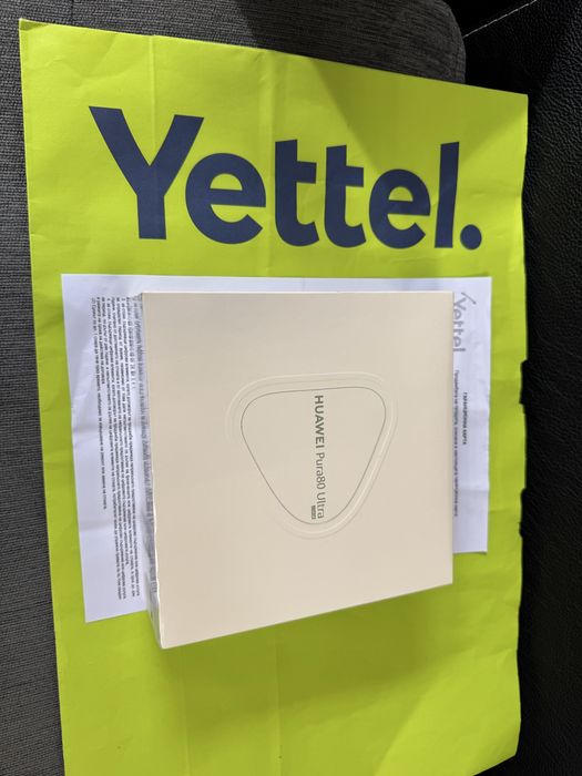 ЗАПЕЧАТАН 512GB Huawei Pura 80 Ultra Yettel Гаранция 2029 Black