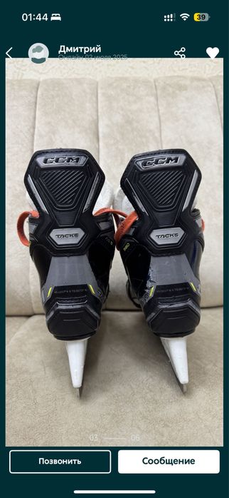 Коньки хоккейные полупрофессиональные