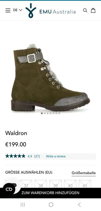 Дамски Ботуши Waldron EMU Australia, номер 39