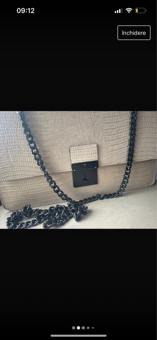 Geanta Musette - piele naturala