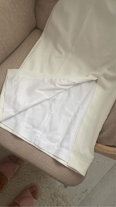 Rochie alba, eleganta