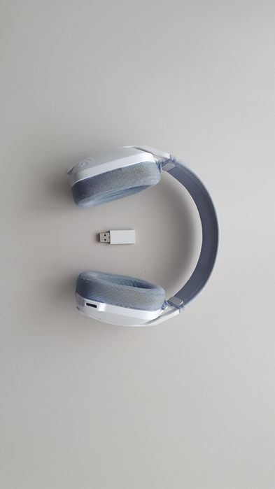 Casti gaming logitech g435 alb+mov