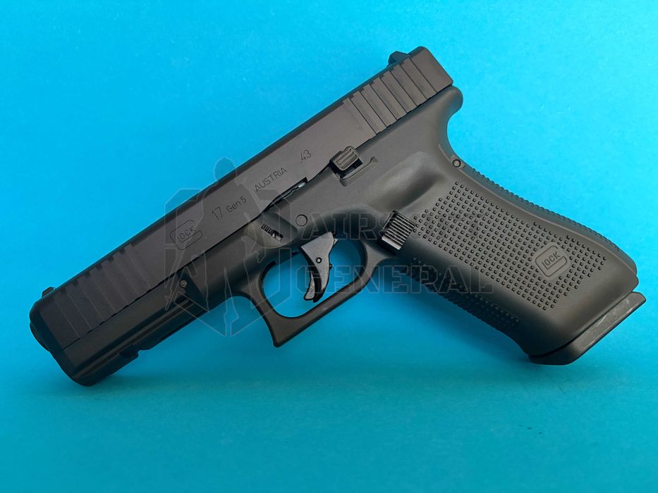 Pistol paintball cu bile cauciuc puternic Glock 17Gen5 calibru.43 5joules nou Airsoftgeneral