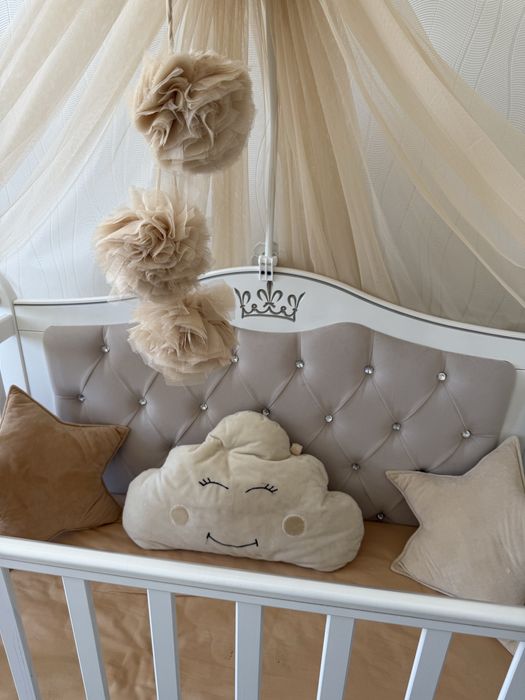 Кровать детская белая