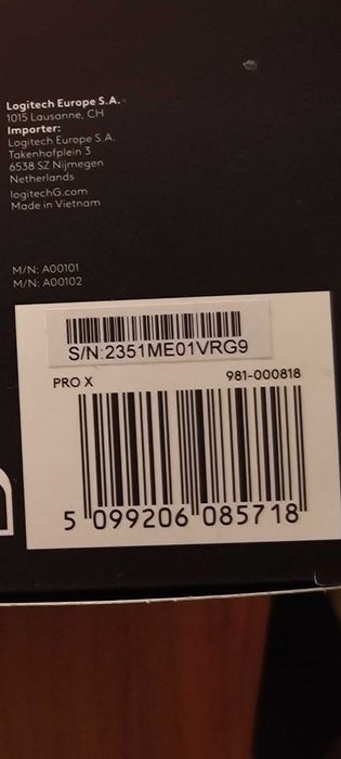 Продам новые наушники Logitech G PRO X Gaming Headset