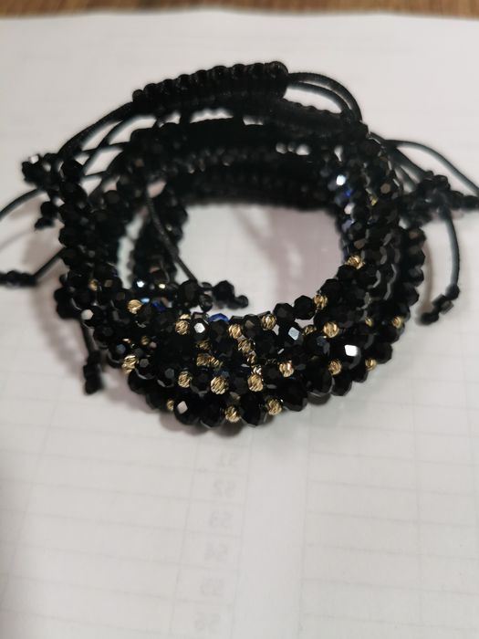 Brațari cu bile din aur de 14K