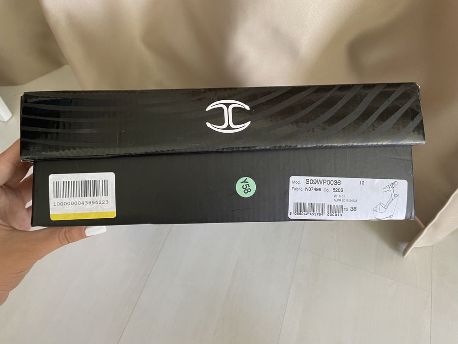 Обувки на платформа Just Cavalli + чанта