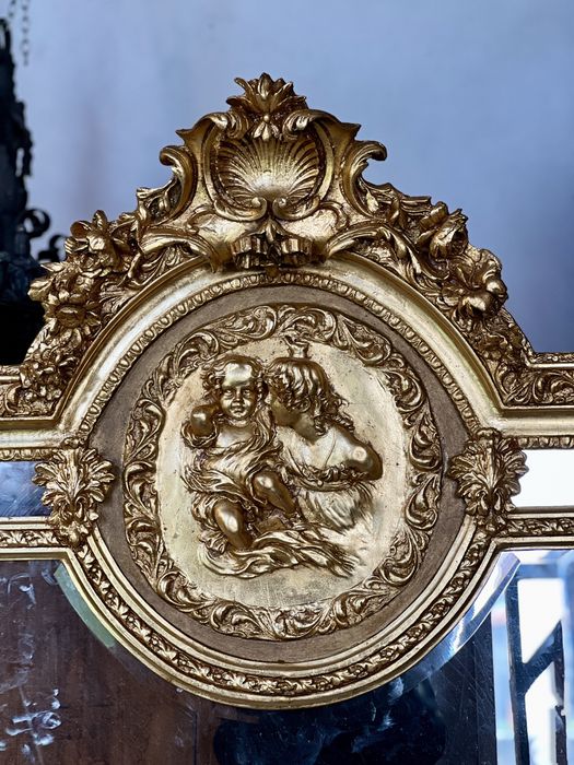 Oglindă aurie stil Baroc *** vintage / antic / vechi / retro ***