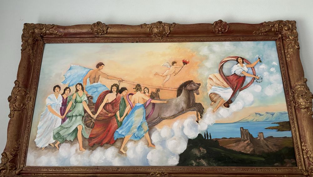 Pictura în ulei  pe pânză