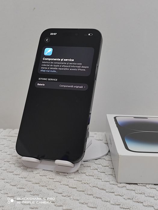 iPhone 14 Pro Max, 256GB Space Black Neverlock 9.8/10