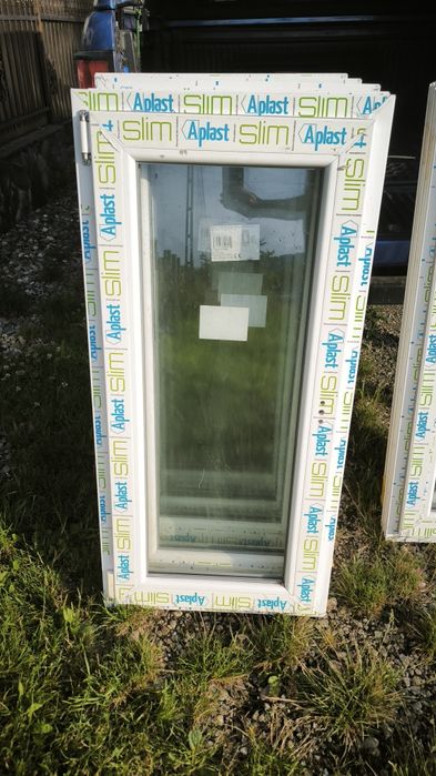 Fereastră PVC Aplast Slim, geam termopan Low-E + Argon, oscilobatantă, stare foarte bună