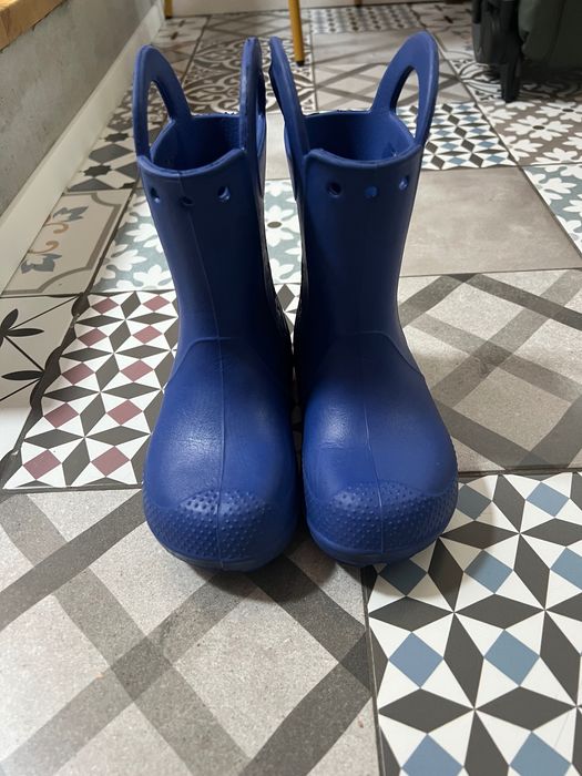 Cizme Crocs C12- culoarea albastră