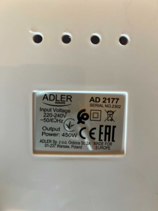 Масажна Вана за Крака Adler AD 2177, 5,6 L, 450 W