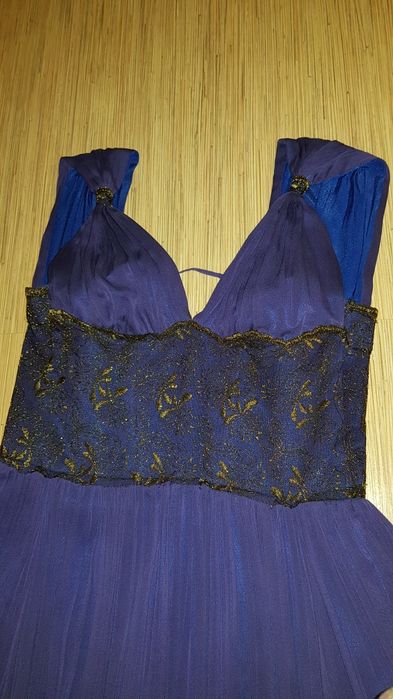 Rochie mov cu tiul