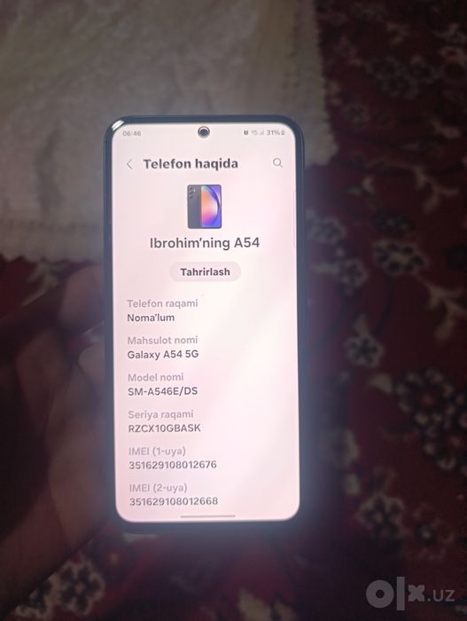 Samsung A 54. 256G
