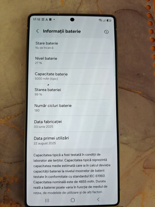 S25 ultra 256gb arată că nou baterie99procent fara urme de utilizare