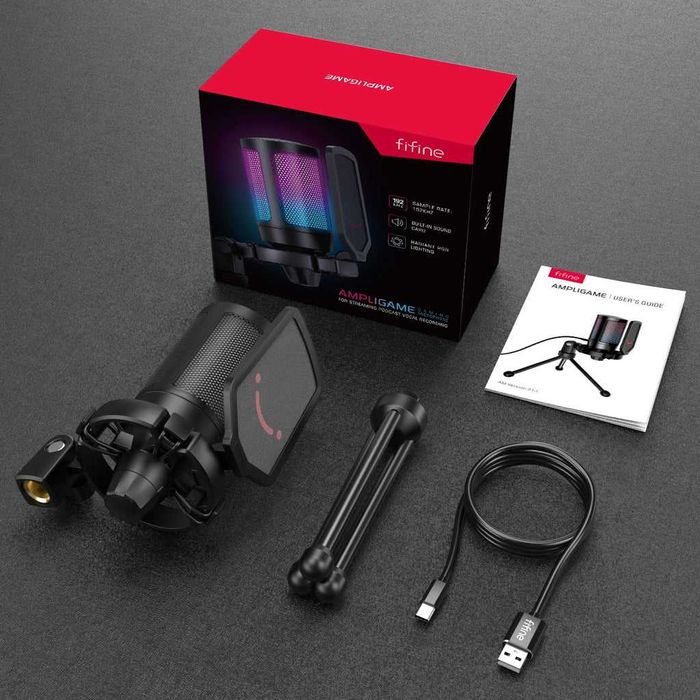 ; Микрофон Fifine A6V