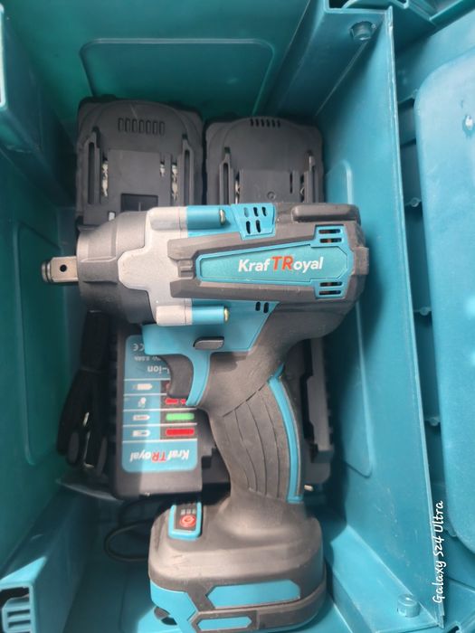 2в1 Акумулаторен ударен гайковерт/винтоверт Kraft Royal  36V 8Ah