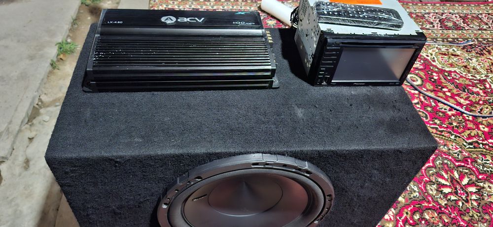 Pioneer 3150 DVD, usilitel 4 kanal, bufer
