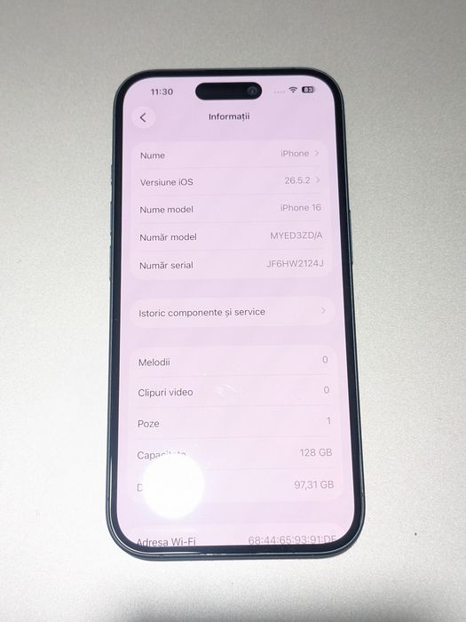 Iphone 16 128 gb