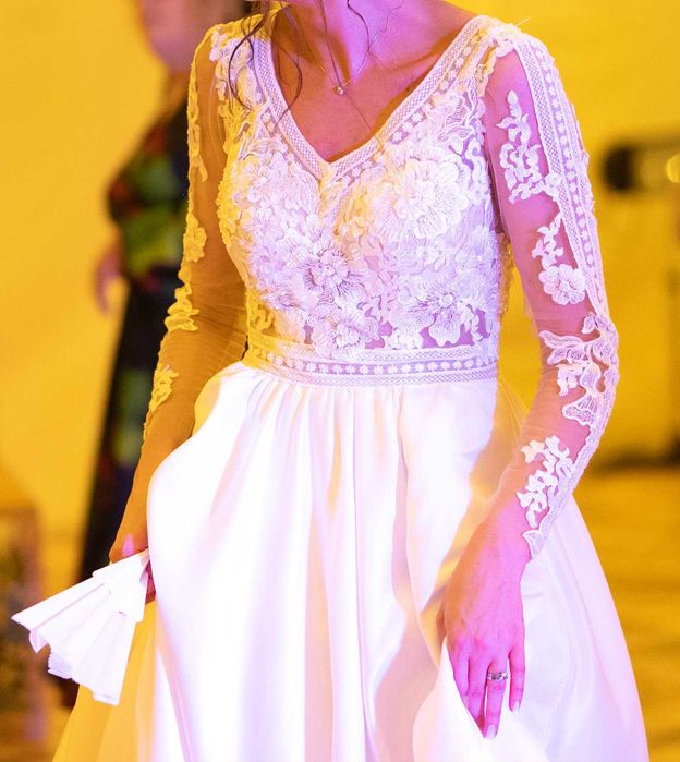 Rochie de mireasă (mărime S/36-38) - stil boem