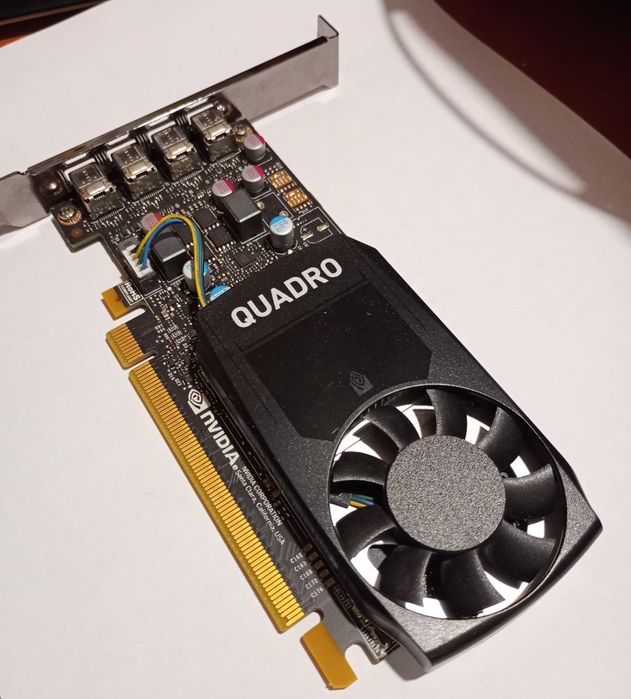 Placa Video NVidia Quadro P620 2GB GDDR5 128bit, + adaptor mini DP/VGA