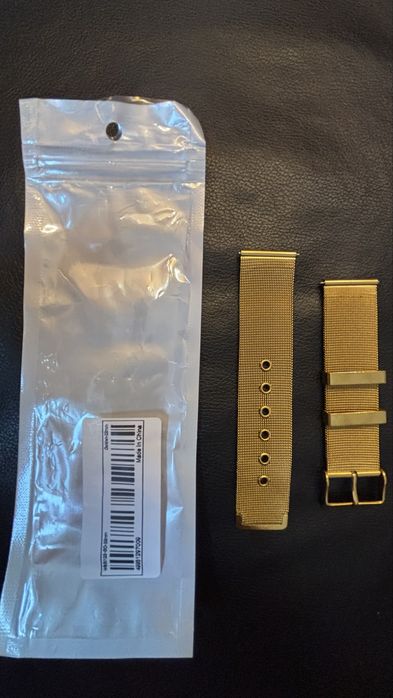 Каишка с милански дизайн за часовник 22 мм