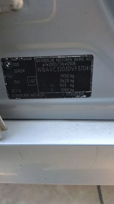 dezmembram bmw e90 2.0 d m47 163 cp an 2006