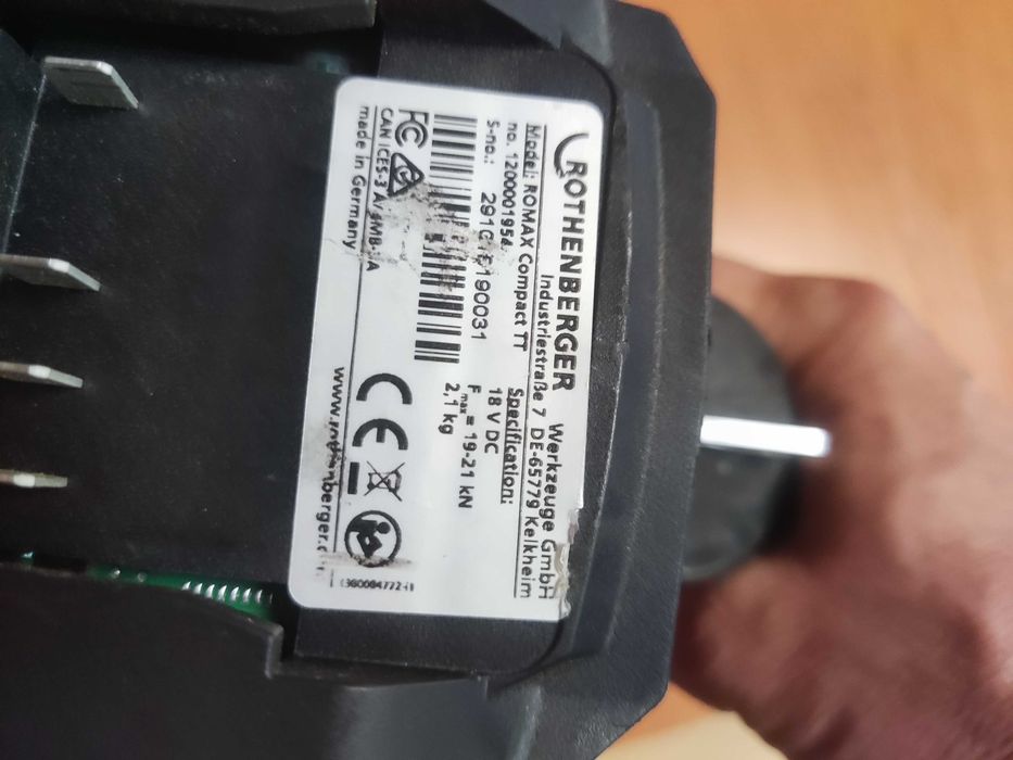 Радиална преса,акумулаторна Rotenberger Romax TT TH 16-20-26-32