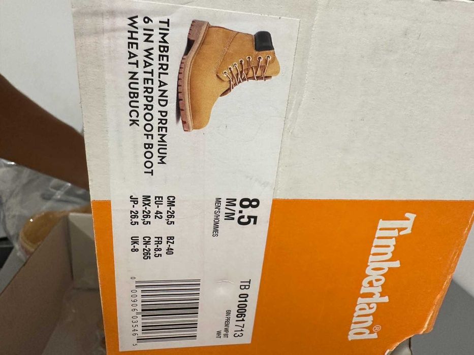 Timberland Premium 6in Waterproof Wheat, marimea 42