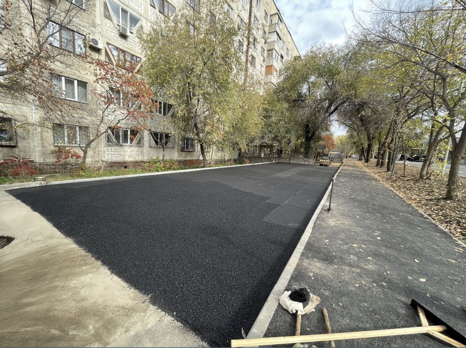 Асфальт, Асфальтирование Алматы