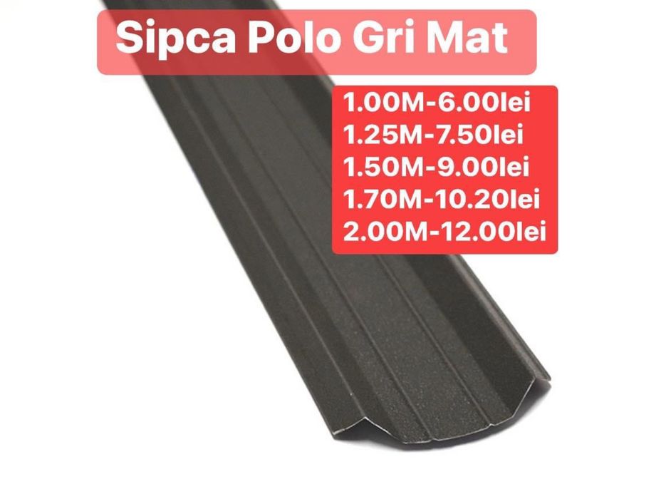 Producator Sipca metalica gard "POLO" faltuita lucios stachet