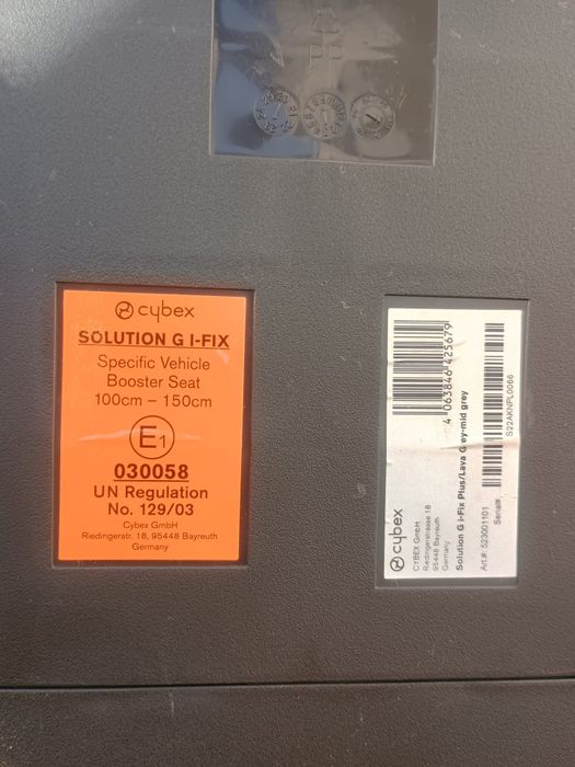 Scaun auto Cybex G I-Fix 3-12 ani 15-50 kg