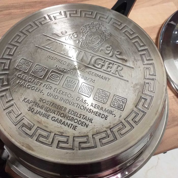 Vase pt gatit din inox, set 12 bucati, noi