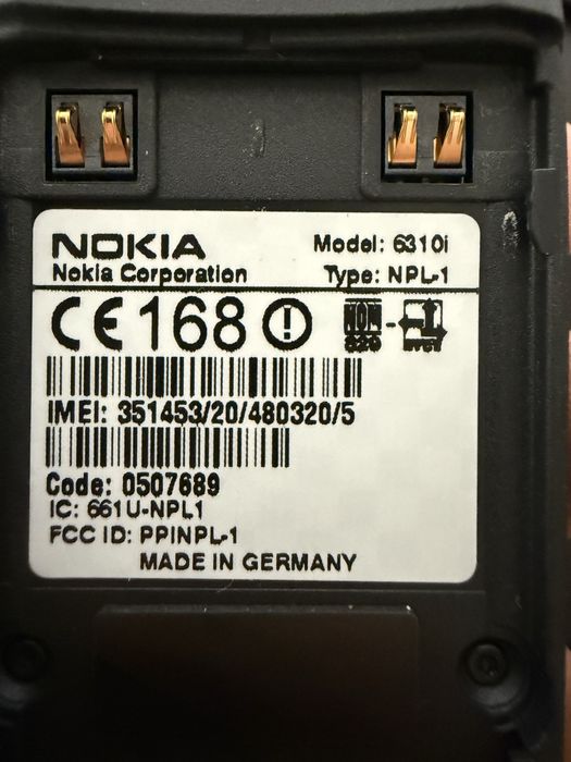 Nokia 6310i JET BLACK