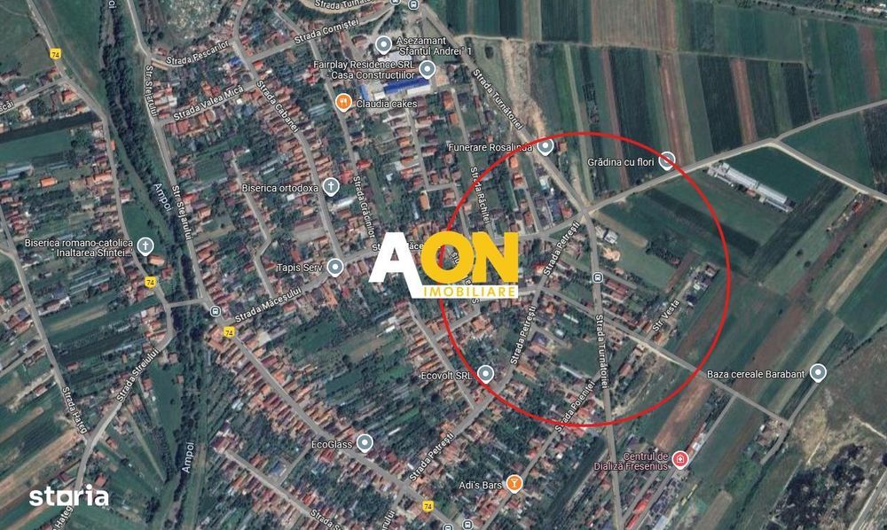 Teren la Asfalt cu Utilitati, 762 mp, Zona Barabant