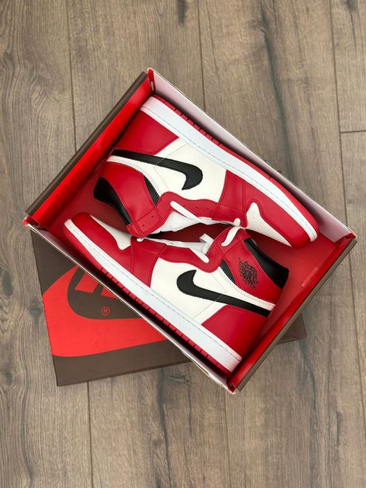 Jordan 1 HIGH  Chicago Red produs NOU premium